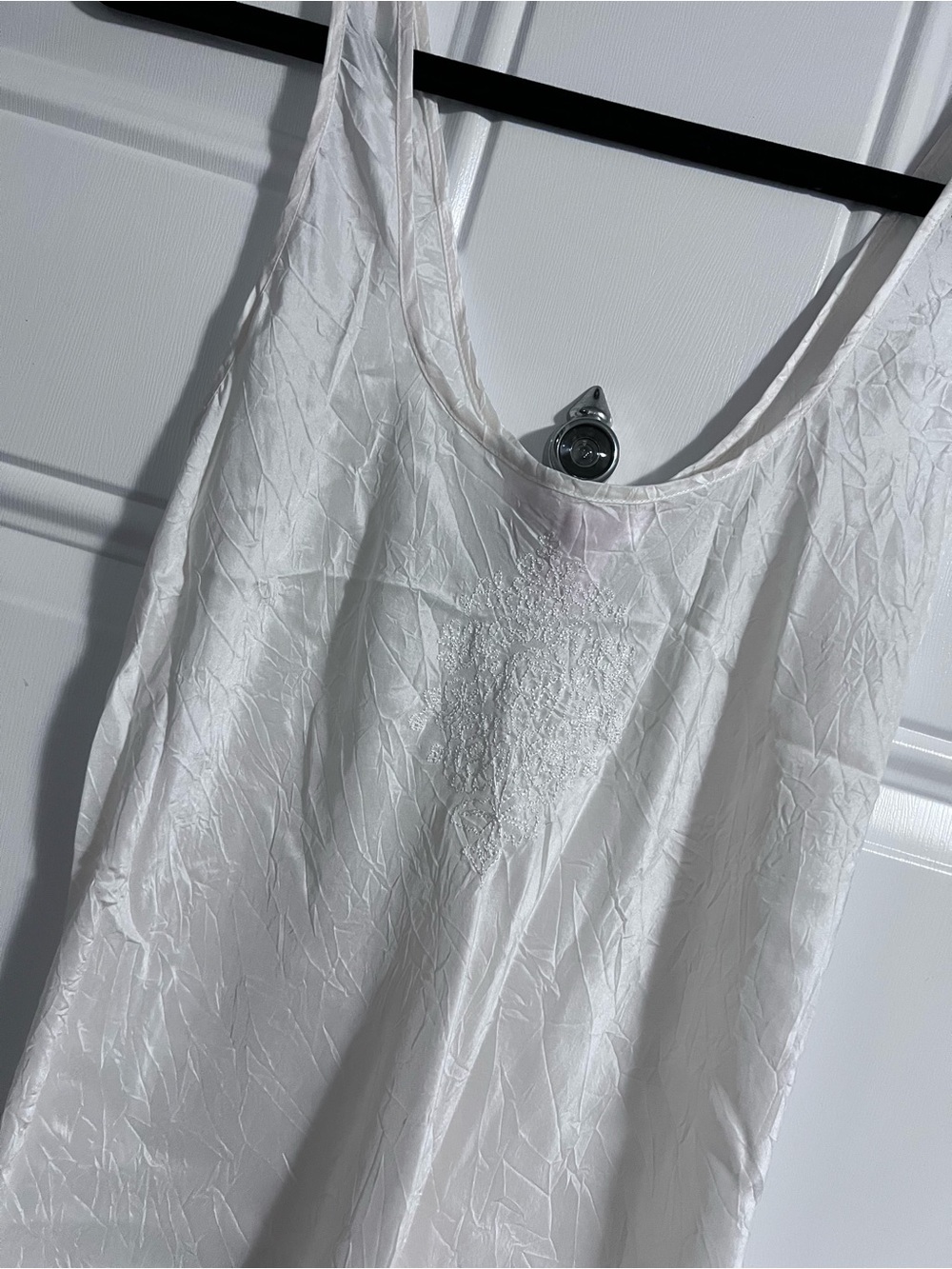 Victoria's Secret Ivory Silk Slip Top - Picture 2 of 4
